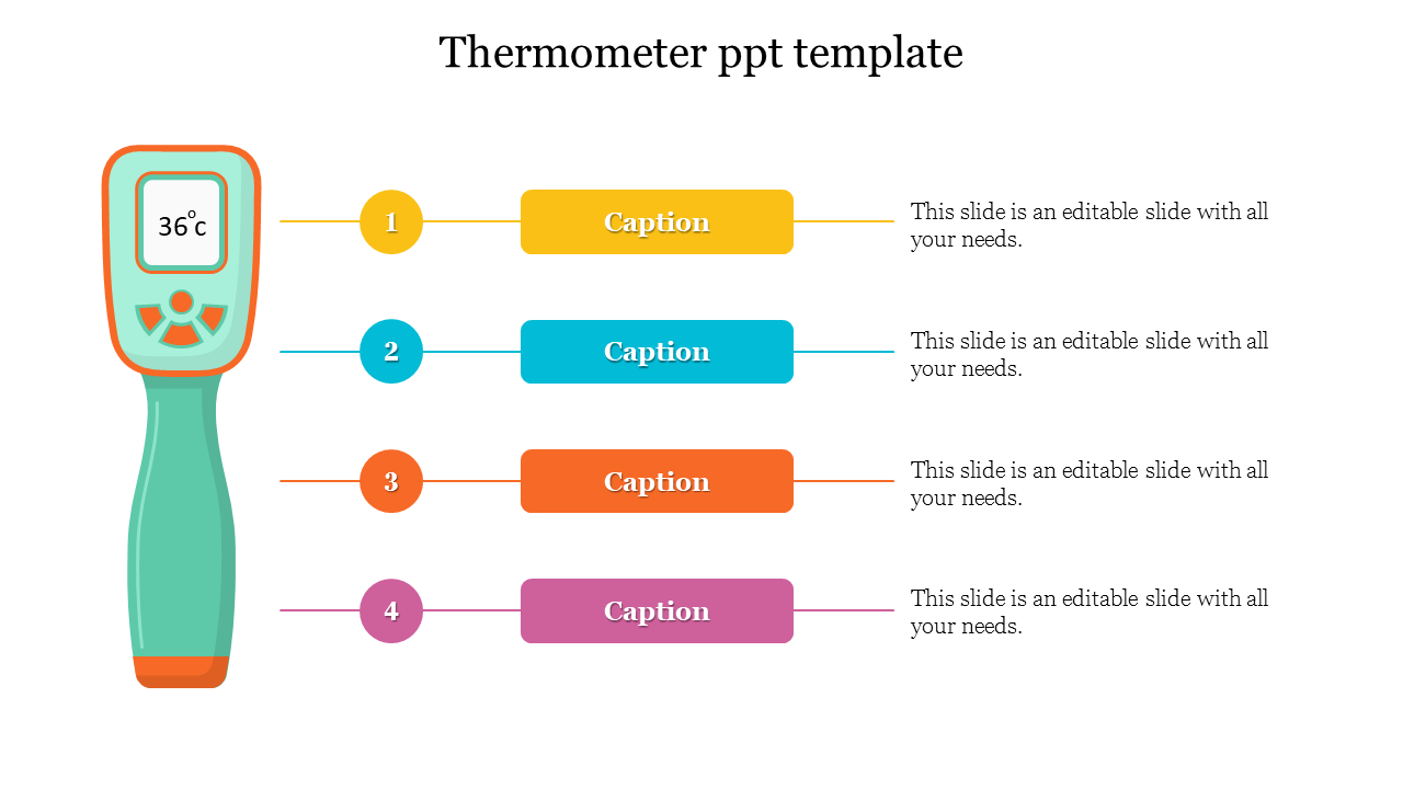 thermometer ppt template